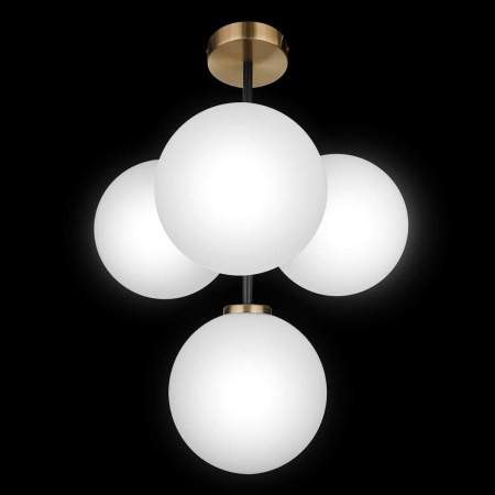 Потолочная люстра 33 ИДЕИ CHN800S.04.17ABL.ASB-S32WH