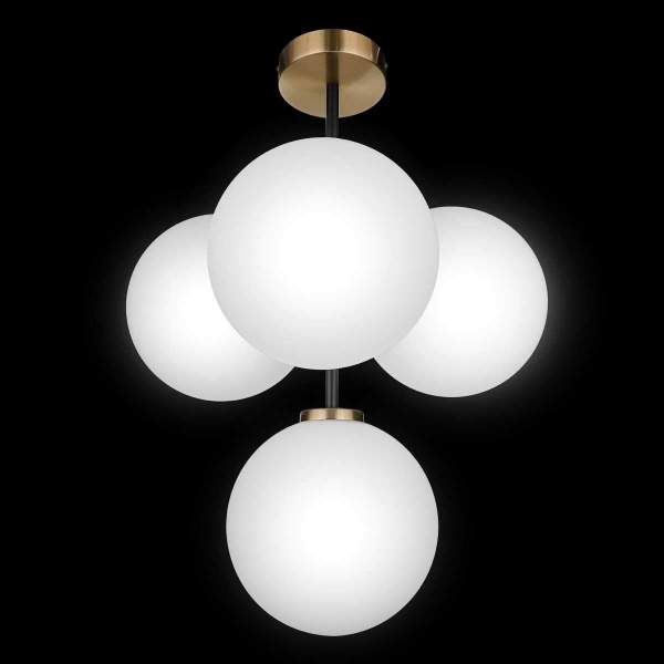 Потолочная люстра 33 ИДЕИ CHN800S.04.17ABL.ASB-S32WH