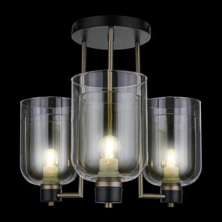 Потолочная люстра 33 ИДЕИ CHN900.03.AMB17.ABL-M05TG