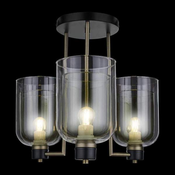 Потолочная люстра 33 ИДЕИ CHN900.03.AMB17.ABL-M05TG