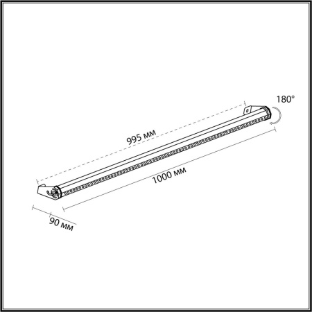 Уличный настенный светодиодный светильник Odeon Light Nature Graze 7040/22WL