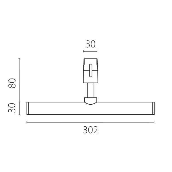 Трековый светильник Lightstar Due Hermes 270447