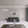 Подвесная люстра Crystal Lux FORTUNA SP88W LED D1000 BLACK