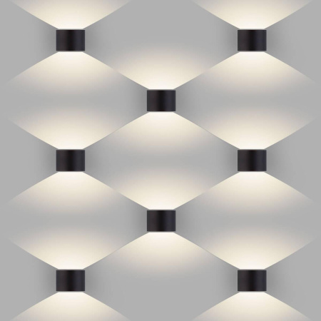 Уличный настенный светодиодный светильник Elektrostandard 1518 Techno LED Blade черный a038828