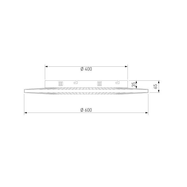 Потолочный светодиодный светильник Eurosvet Kreis 101003 LED белый a071495