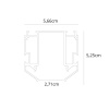 Профиль для накладного магнитного шинопровода Arte Lamp LINEA-ACCESSORIES A620205