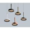Подвесной светильник Italline IT02-025 dark silver 3000K+IT02-024 black