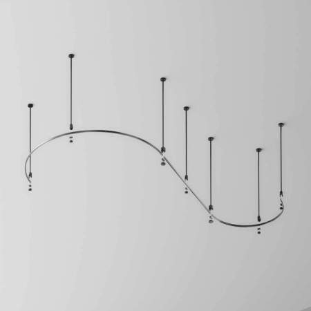 Шинопровод круглый из полукругов 1200мм Maytoni Technical FLARITY Busbar trunkings Flarity TRX154-2SR-D1200-B