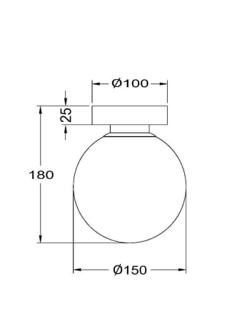 Настенный светильник Maytoni Basic form MOD321WL-01B