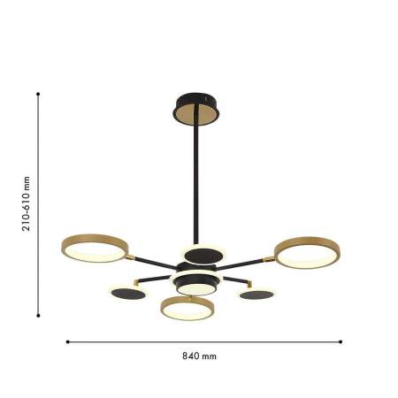 Подвесная светодиодная люстра F-Promo Hybrid 4687-7P