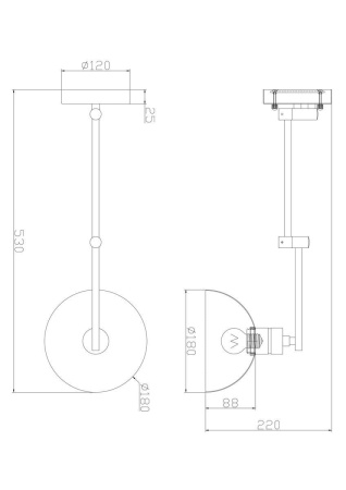 Спот Freya Cover FR5290WL-01B