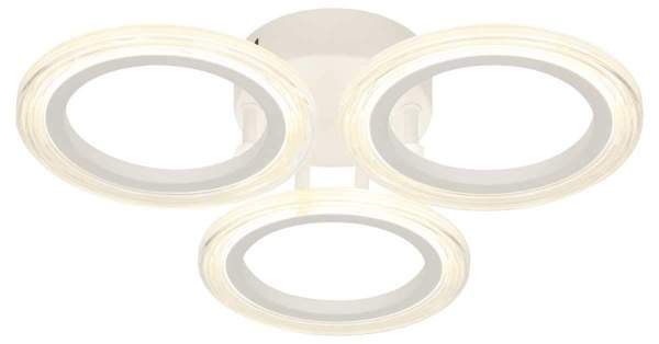 Светильник потолочный светодиодный ЭРА Модерн Ring CLL-1-39W 4K WH без ДУ белый Б0069742