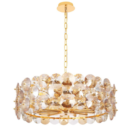 Подвесная люстра Crystal Lux Crystal SP12 Chrome SP12 Gold