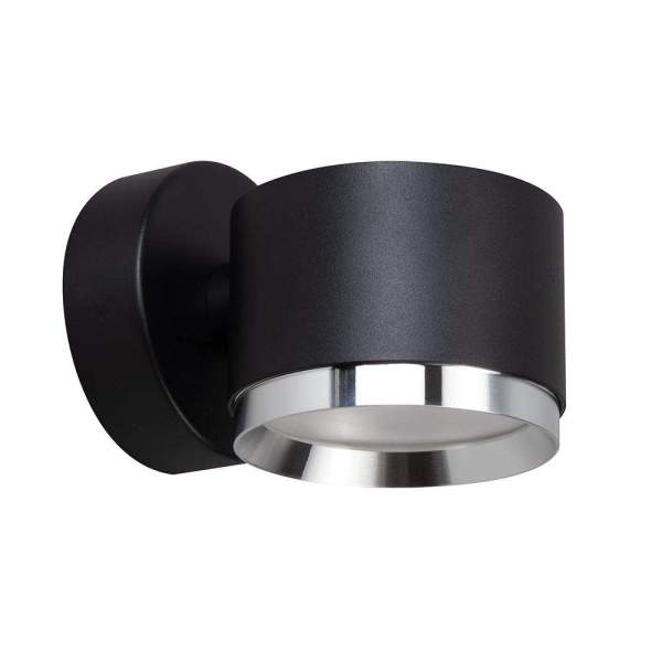 Светильник настенный Feron HL4598 Barrel DUET 12W, 230V,GX53, черный + хром IP20