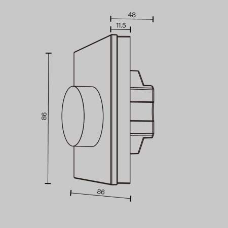 Панель управления Maytoni Lighting control 711028