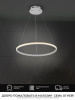 Подвесной светодиодный светильник Seven Fires Sigild WD6023/1P-WT
