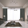 Подвесная люстра Crystal Lux FORTUNA SP123W LED D600+800 BLACK