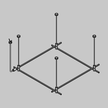 Готовая конструкция (набор) Maytoni Technical TFC-Flar-H08-PT