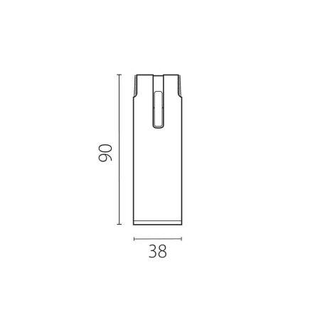 Трековый светильник Lightstar Due Hermes 210047
