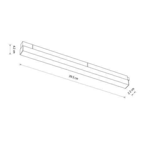 Трековый магнитный светильник Nowodvorski Lvm Line White 11636