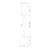 Подвесной светодиодный светильник Elektrostandard Giro 50215/1 Led бронза a055674