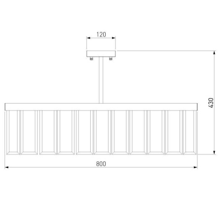 Потолочная люстра Bogates Eclipse 357/8 Smart