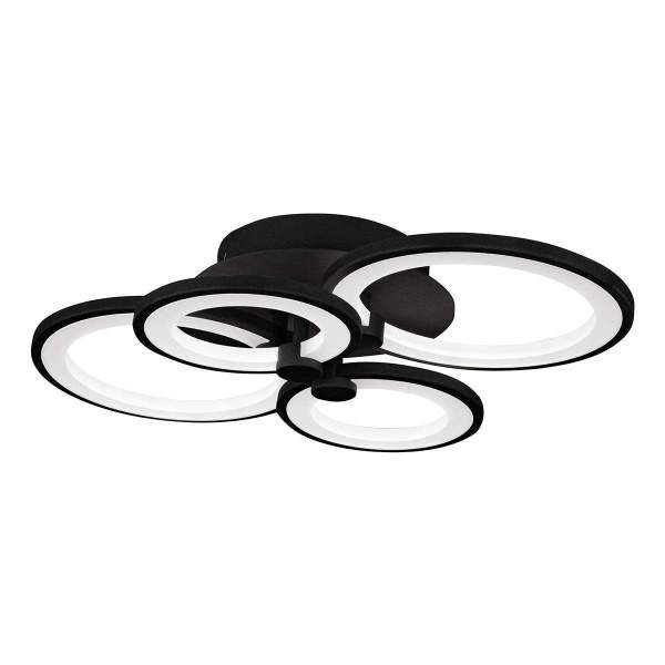 Потолочная светодиодная люстра iLedex Ring A001/4 MBK