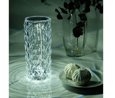 Настольная лампа ФАZA Кристалл CTL3-USB-cl