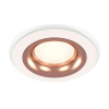 Комплект встраиваемого светильника Ambrella light Techno Spot XC7621006 SWH/PPG белый песок/золото розовое полированное (C7621, N7015)
