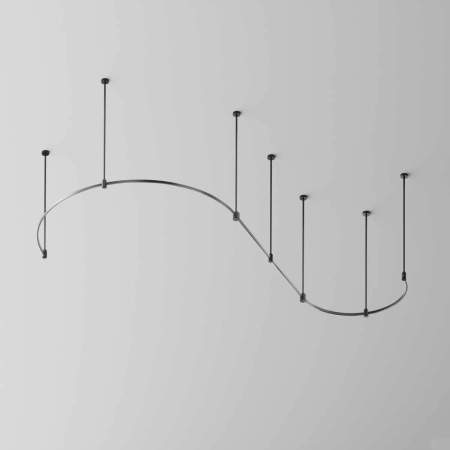 Шинопровод круглый из полукругов 1200мм Maytoni Technical FLARITY Busbar trunkings Flarity TRX154-2SR-D1200-B