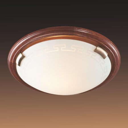 Потолочный светильник Sonex Gl-wood Greca wood 260