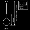 Подвесной светильник Lightstar Globo 813033