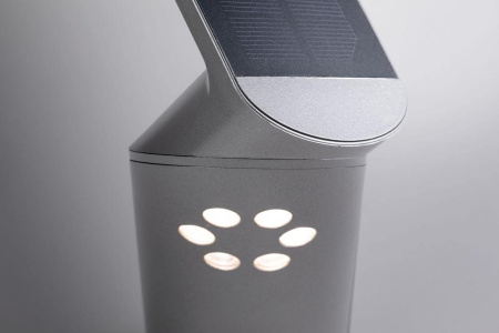 Светильник на солнечных батареях Paulmann Ilias Alugrey 94261