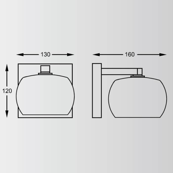 Бра Zumaline Rain W0076-01A-B5L9