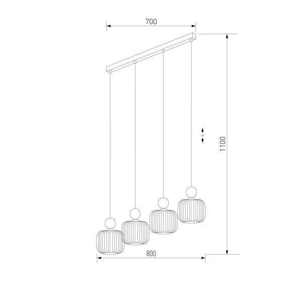 Подвесной светильник TK Lighting 11051 Ballo a071817