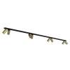 Накладной спот Nowodvorski Mono 2x150 Black/Brass 7754