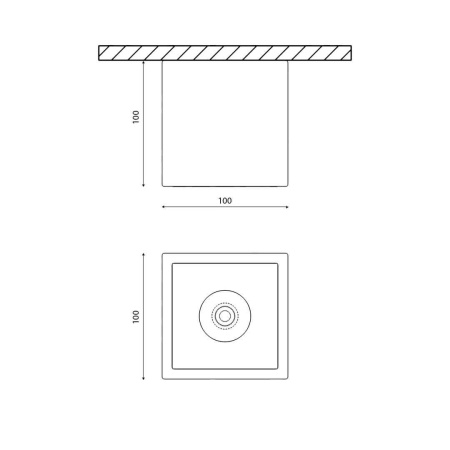 Потолочный светодиодный светильник DesignLed DL-SPL SPL-CB-18-BL-NW 005429