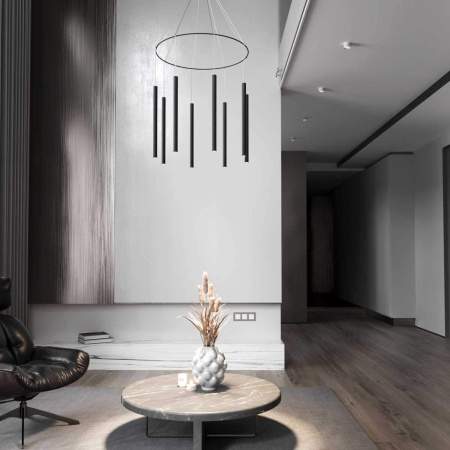 Подвесной светодиодный светильник Eurosvet 301101 LED черный a071443