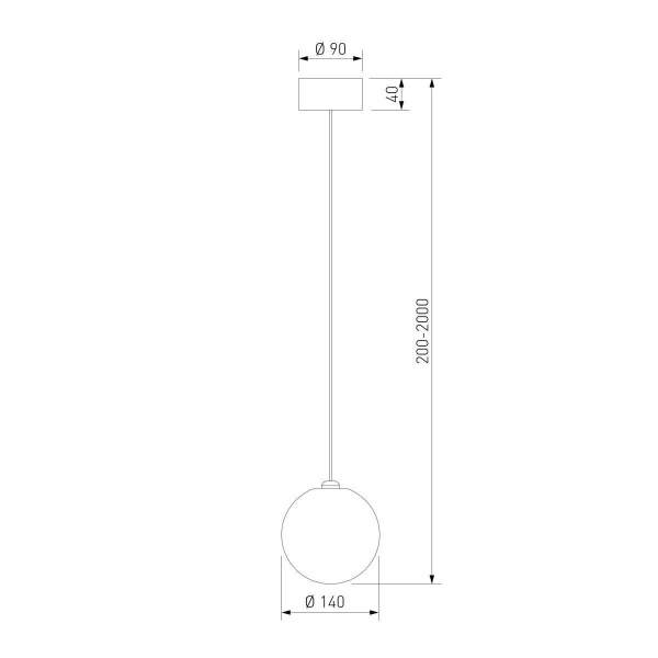 Подвесной светильник Bogates Crystall 1_101 a072033