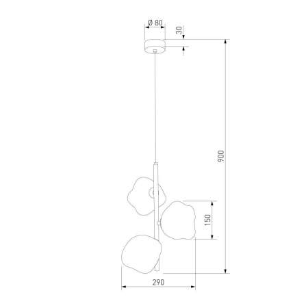 Подвесной светильник TK Lighting 11036 Lava Brown a071853