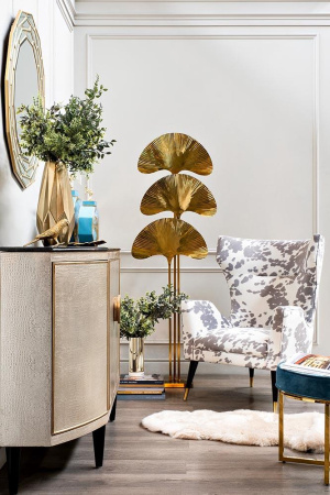 Торшер Garda Decor Гинкго K2KM1125F-3