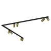 Накладной спот Nowodvorski Mono Corner 2x150 Black/Brass 7755