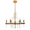 Подвесная люстра Crystal Lux Marron SP6 Brass