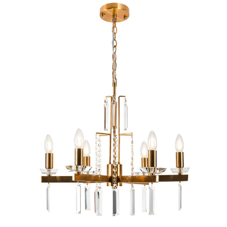 Подвесная люстра Crystal Lux Marron SP6 Brass