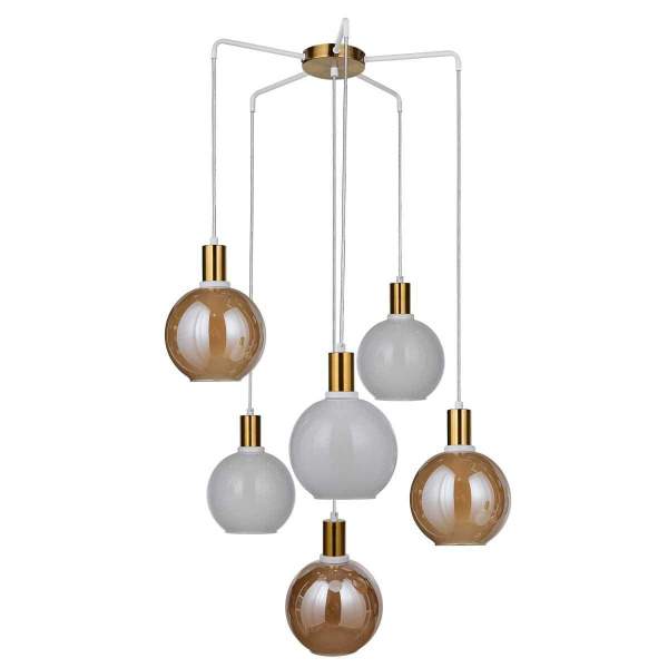 Подвесной светильник 33 ИДЕИ PND169M.05WH.3.001PA-S13AM-S13WH