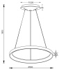 Подвесной светодиодный светильник Deko-Light Merope 342190