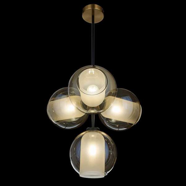 Потолочная люстра 33 ИДЕИ CHN800L.04.17BL.ASB-M04AM