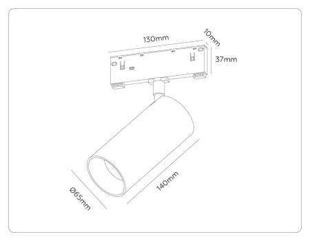 Трековый акцентный светильник Ambrella Light TRACK SYSTEM GL2315