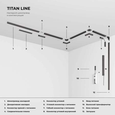 Шинопровод накладной Elektrostandard Line Magnetic 85227/00 a072147