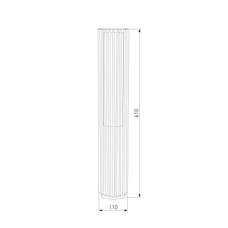 Садово-парковый светильник Elektrostandard Entero (35189/F) 3000K черный a072080